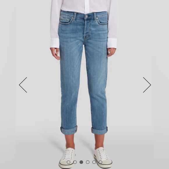 NWT 7 For All Mankind Josefina Boyfriend Jean - Picture 5 of 10